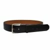 Smitty Black 1 1/2" Leather Belt Belts