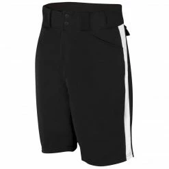 Adams Performance Stretch Football Shorts W/ White Stripe