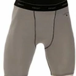 Smitty Grey Compression Shorts W/ Cup Pocket Compression Gear & Under Garments