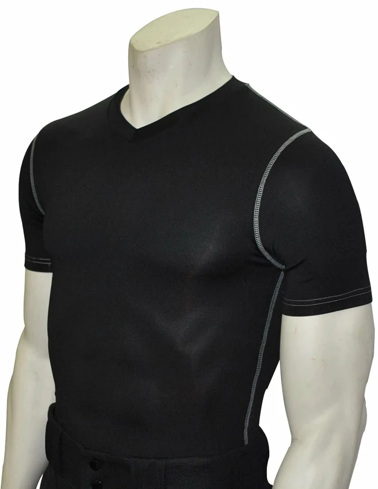 Compression Gear & Under Garments Smitty Black Compression Short Sleeve V-Neck Shirt 3 Compression Gear & Under Garments Smitty Black Compression Short Sleeve V-Neck Shirt