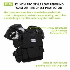 Champion Low Rebound Umpire Chest Protector 10 Champion Low Rebound Umpire Chest Protector