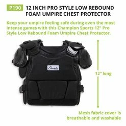 Champion Low Rebound Umpire Chest Protector