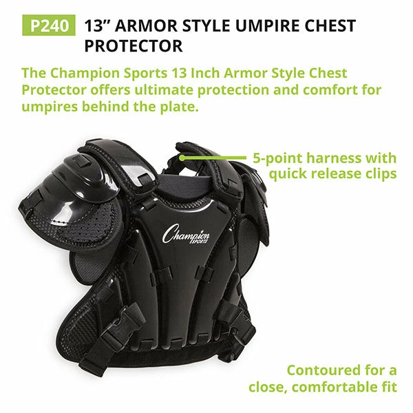 Chest Protectors Champion Armor Style Umpire Chest Protector 5 Chest Protectors Champion Armor Style Umpire Chest Protector