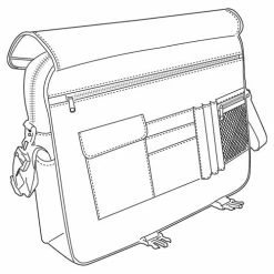 Nissun Cap Simulated Leather Briefcase Bags