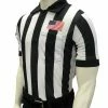 Smitty "Body Flex" 2 1/4" Stripe Football Short Sleeve Shirt W/Flag On Sleeve 2 Smitty "Body Flex" 2 1/4" Stripe Football Short Sleeve Shirt W/Flag On Sleeve