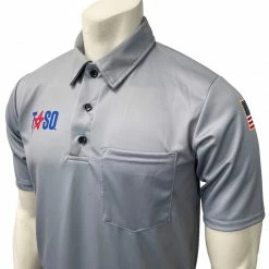 Stripes Plus Sales Store 15 Shirts **NEW** Smitty TASO Men's Volleyball Grey Short Sleeve Shirt