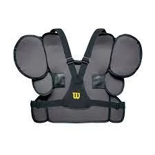 Chest Protectors WILSON MLB WEST VEST PRO GOLD 2 MEMORY FOAM UMPIRE CHEST PROTECTOR