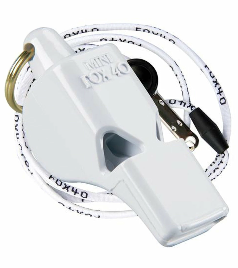 Fox 40 Mini Whistle W/Breakaway Lanyard 4 Fox 40 Mini Whistle W/Breakaway Lanyard